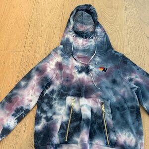Aviator nation, tie-dye sweatshirt